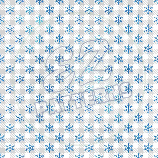 Frosty Plaid 013 Printed Pattern Vinyl