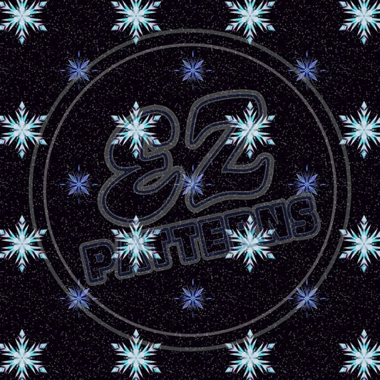 Frozen Flakes 005 Printed Pattern Vinyl