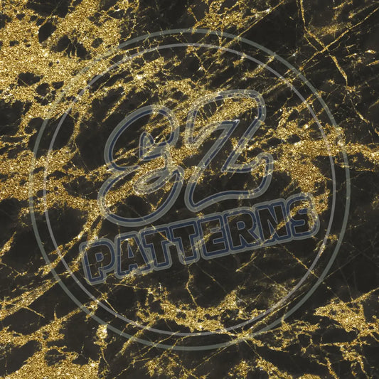 Black & Gold Marble 001 Printed Pattern Vinyl