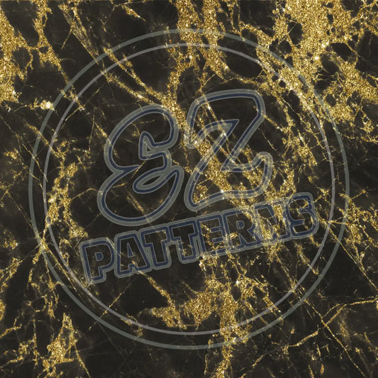 Black & Gold Marble 002 Printed Pattern Vinyl