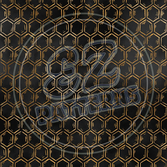 Golden Honey 007 Printed Pattern Vinyl