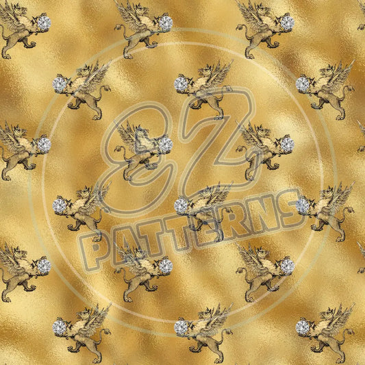 Gothic Gold 014 Printed Pattern Vinyl