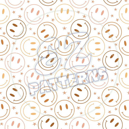 Groovy Smiley 009 Printed Pattern Vinyl