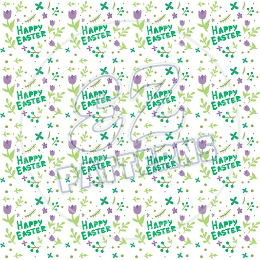 Happy Easter 004 Printed Pattern Vinyl