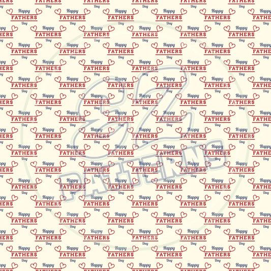 Happy Fathers Day 009 Printed Pattern Vinyl