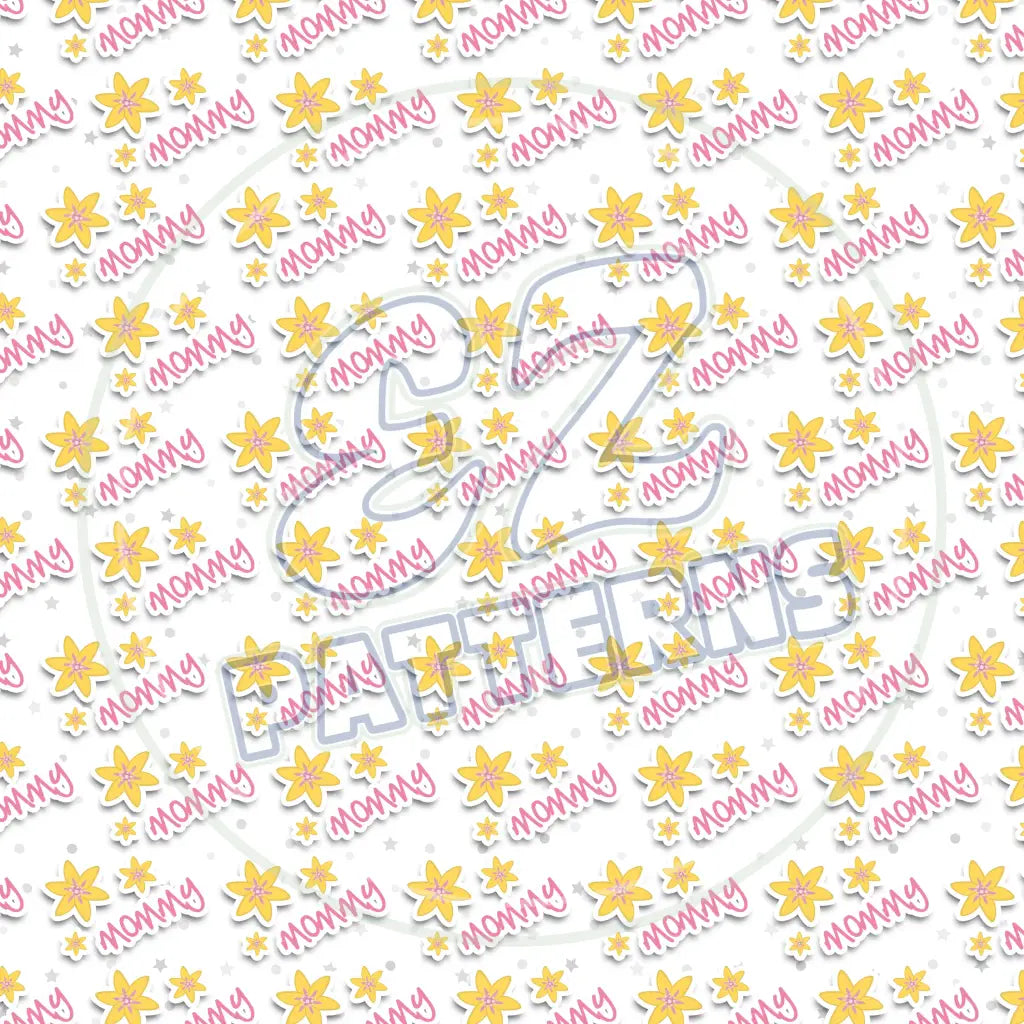 Happy Mothers Day 010 Printed Pattern Vinyl