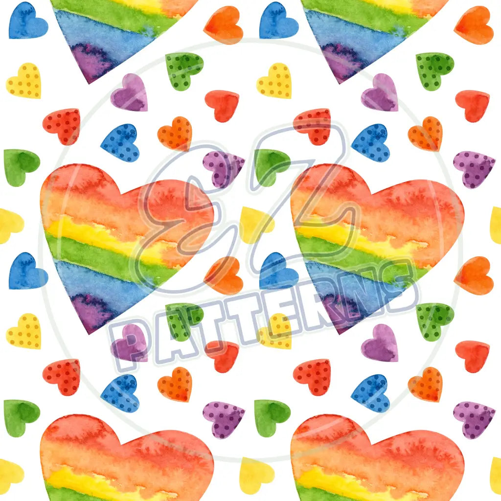 Light Rainbow 002 Printed Pattern Vinyl