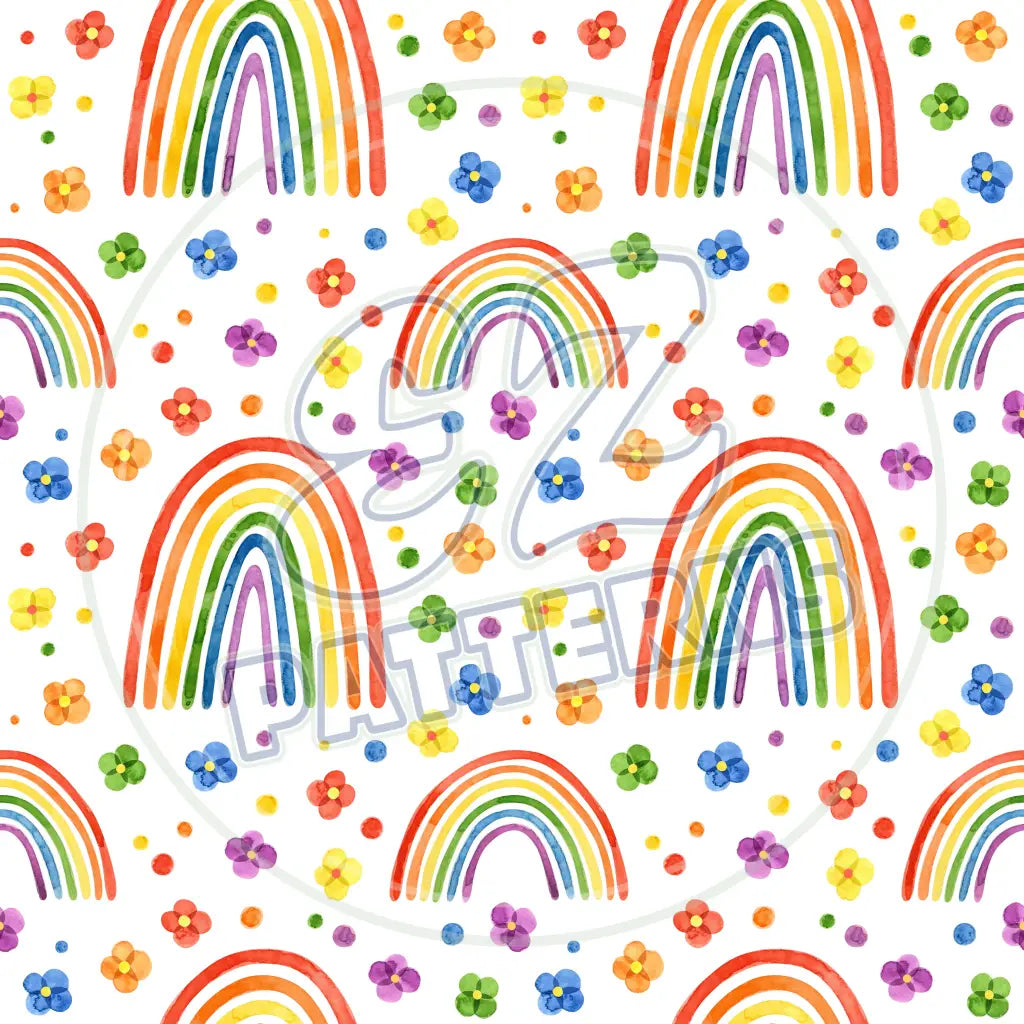Light Rainbow 004 Printed Pattern Vinyl