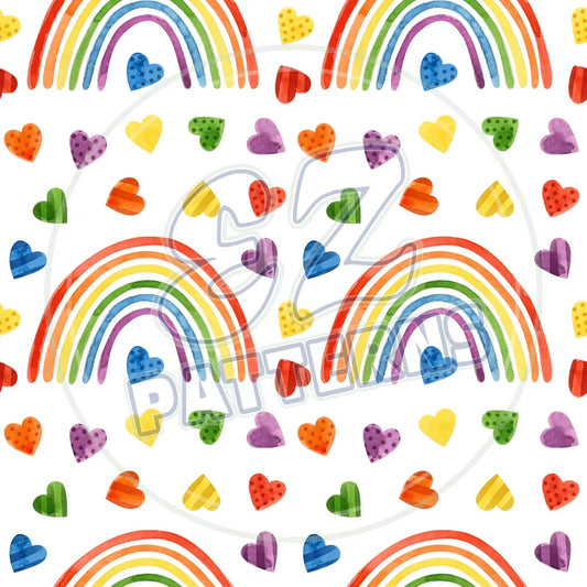 Light Rainbow 006 Printed Pattern Vinyl