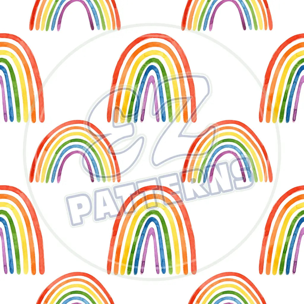 Light Rainbow 008 Printed Pattern Vinyl