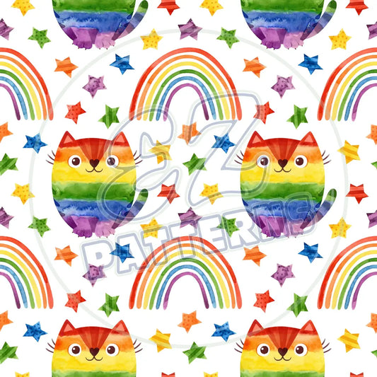 Light Rainbow 009 Printed Pattern Vinyl