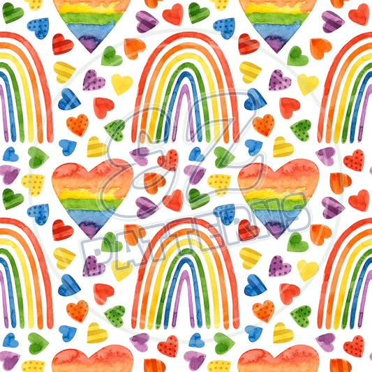 Light Rainbow 011 Printed Pattern Vinyl