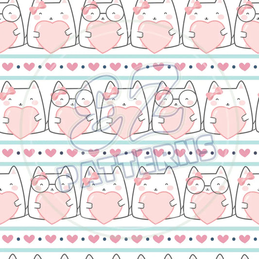 Love Cats 004 Printed Pattern Vinyl