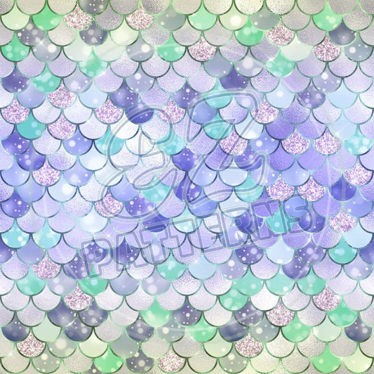 Mermaid Glitter 013 Printed Pattern Vinyl