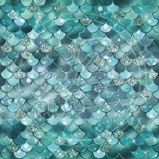 Mermaid Glitter 017 Printed Pattern Vinyl