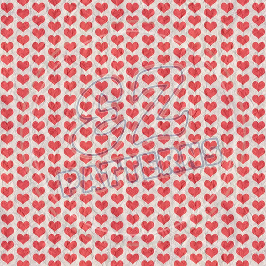 Paper Valentine 001 Printed Pattern Vinyl