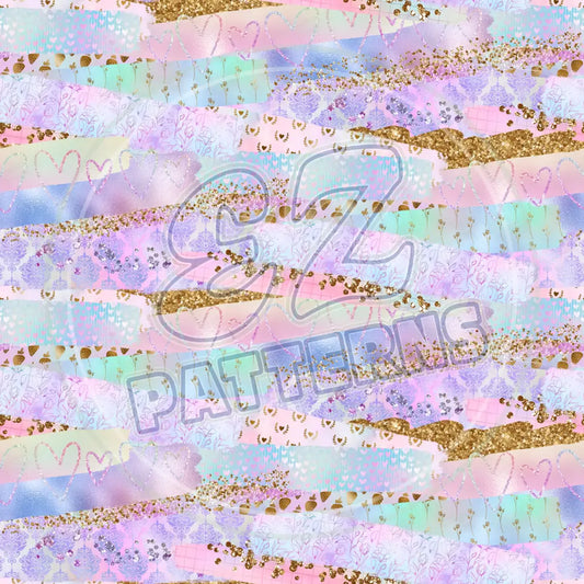Pastel Shimmer 002 Printed Pattern Vinyl