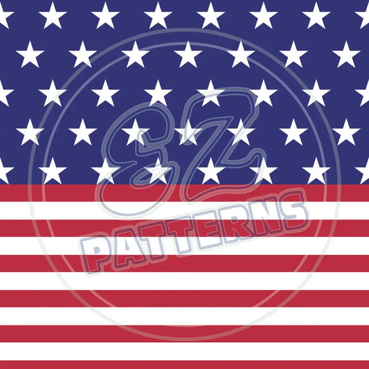 Patriotic Flag 008 Printed Pattern Vinyl
