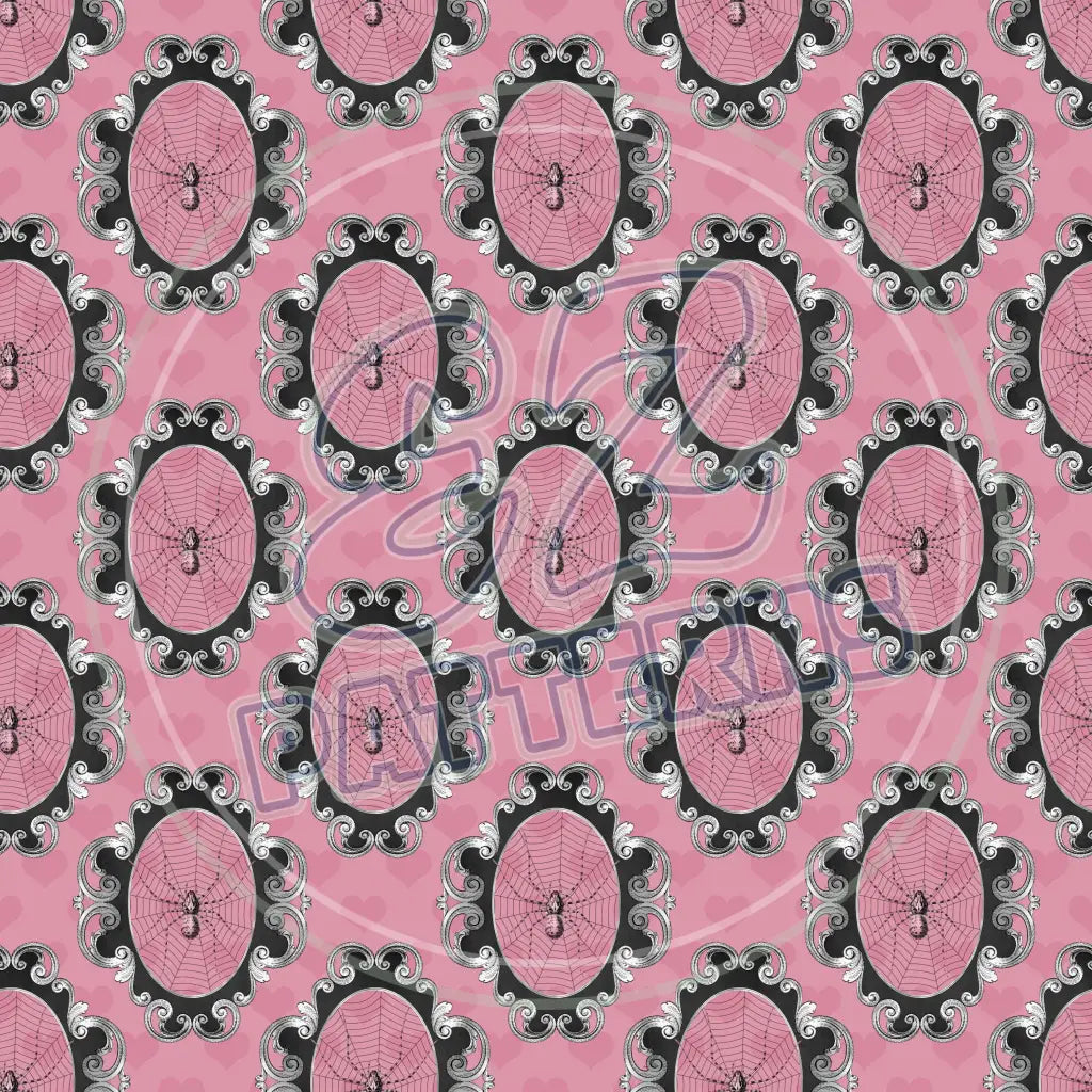 Pink Black Goth 013 Printed Pattern Vinyl