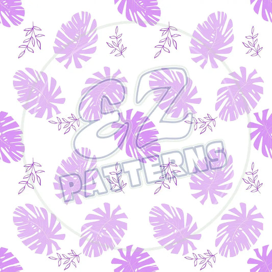 Purple Tropics 006 Printed Pattern Vinyl