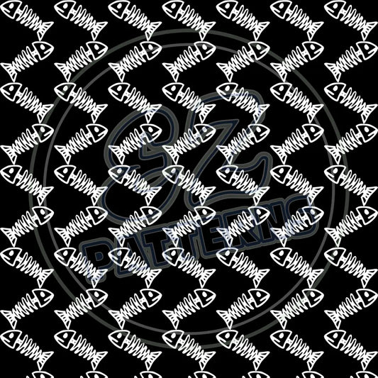 Rack Of Bones 010 Printed Pattern Vinyl