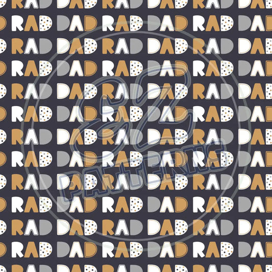 Rad Dad 007 Printed Pattern Vinyl