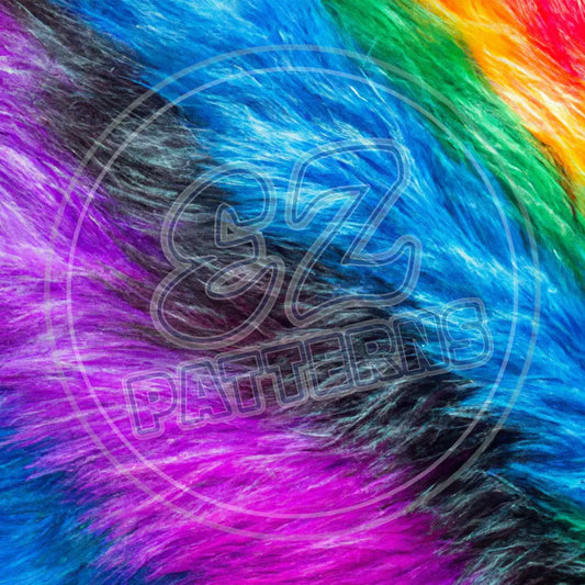 Rainbow Fur 005 Printed Pattern Vinyl