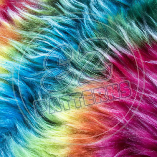 Rainbow Fur 008 Printed Pattern Vinyl