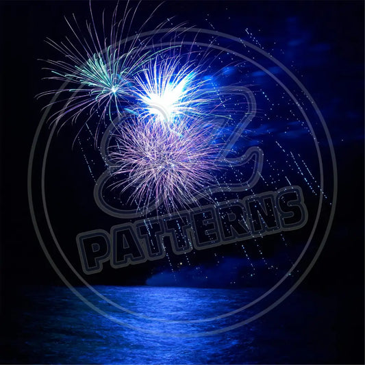 Real Fireworks 008 Printed Pattern Vinyl