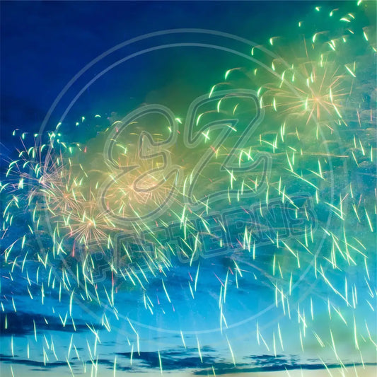 Real Fireworks 014 Printed Pattern Vinyl