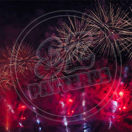 Real Fireworks 018 Printed Pattern Vinyl
