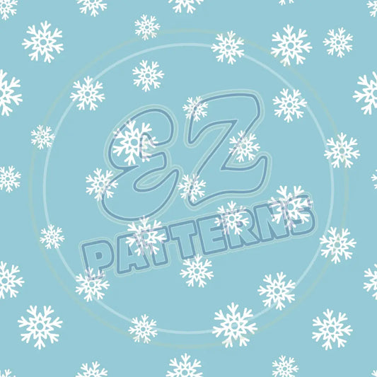 Snowflake Shimmer 007 Printed Pattern Vinyl