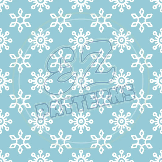 Snowflake Shimmer 008 Printed Pattern Vinyl