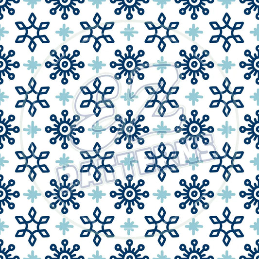 Snowflake Shimmer 009 Printed Pattern Vinyl