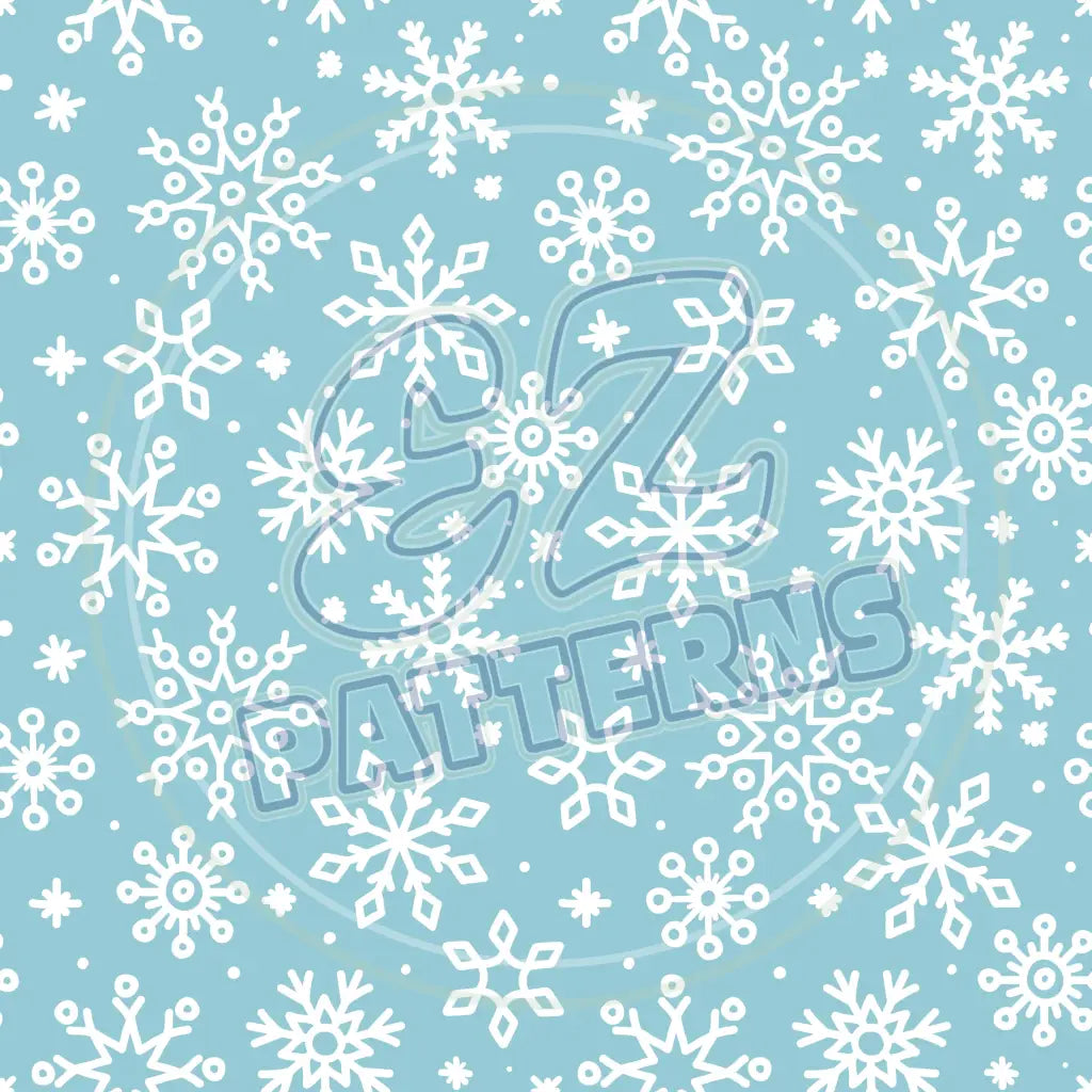 Snowflake Shimmer 011 Printed Pattern Vinyl