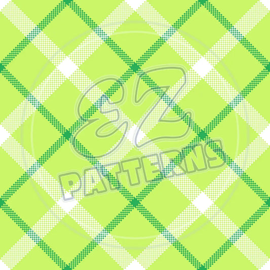 St. Pattys Plaid 007 Printed Pattern Vinyl