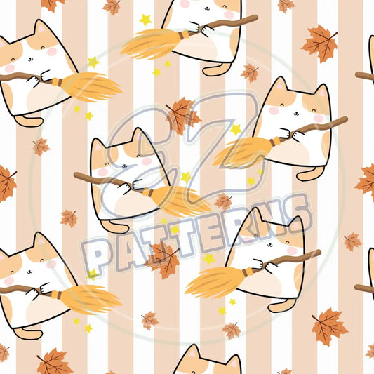 Summer Kit Cats 012 Printed Pattern Vinyl