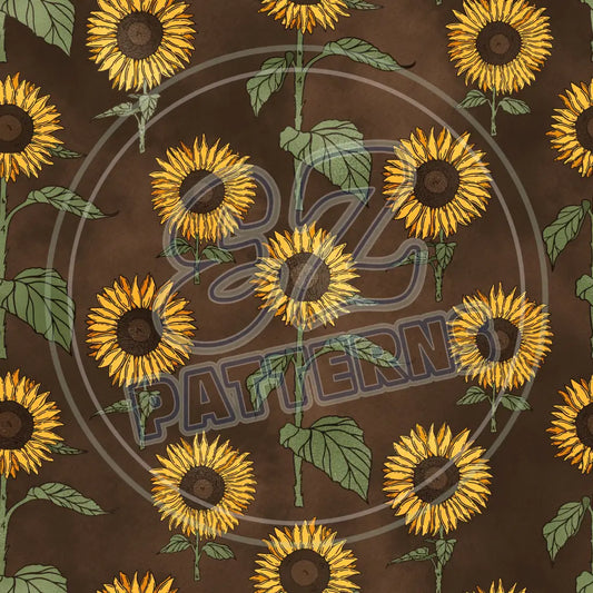 Sunflower Beauty 001 Printed Pattern Vinyl