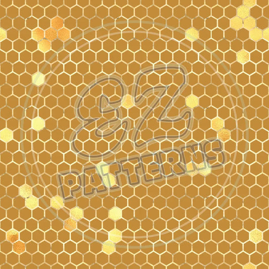 Sunflower Bees 009 Printed Pattern Vinyl