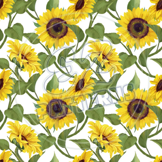 Sunny Sunflower 001 Printed Pattern Vinyl