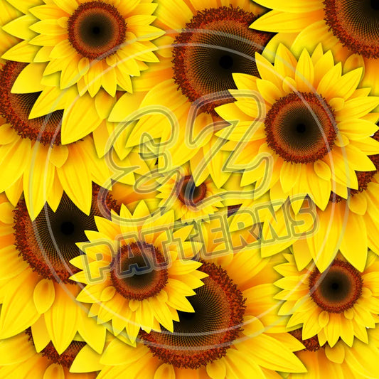 Sunny Sunflower 003 Printed Pattern Vinyl
