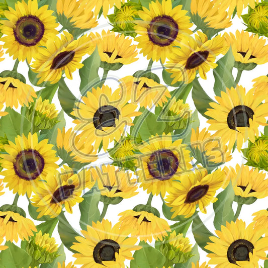 Sunny Sunflower 004 Printed Pattern Vinyl