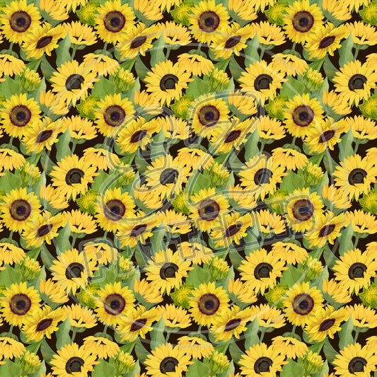 Sunny Sunflower 005 Printed Pattern Vinyl