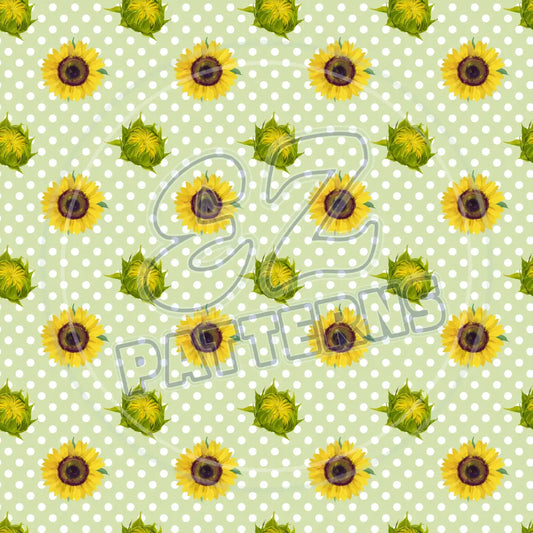 Sunny Sunflower 008 Printed Pattern Vinyl