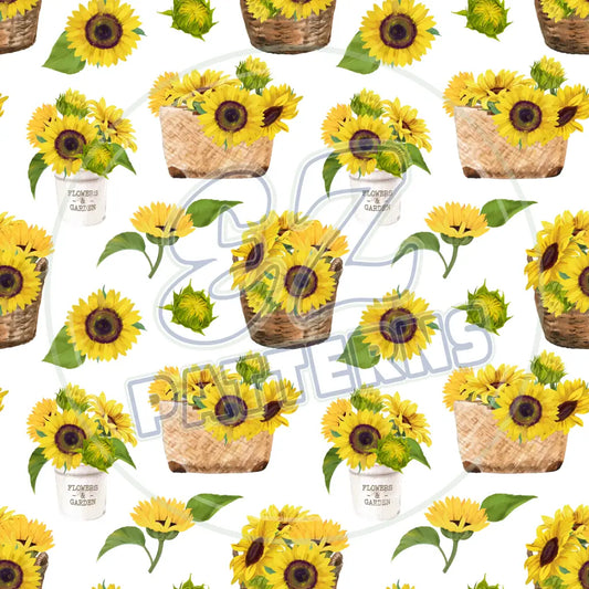 Sunny Sunflower 010 Printed Pattern Vinyl