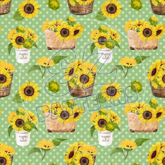Sunny Sunflower 011 Printed Pattern Vinyl