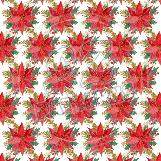 Traditional Christmas 003 Printed Pattern Vinyl