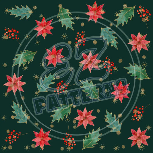 Traditional Christmas 010 Printed Pattern Vinyl