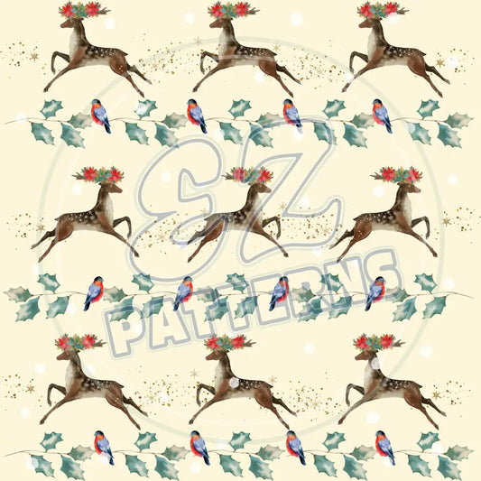 Traditional Christmas 011 Printed Pattern Vinyl