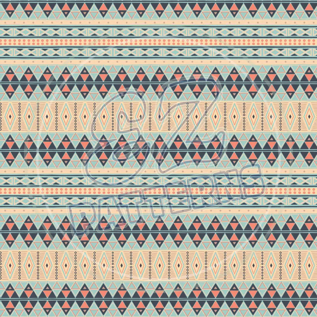 Tribal Blush 007 Printed Pattern Vinyl